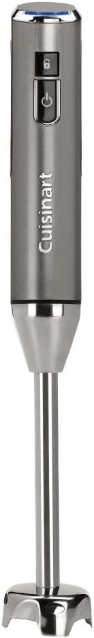 Cuisinart Electric Hand Blender & Mixer, EvolutionX Cordless Rechargeable, Gray/Black, RHB-100,Dark Grey