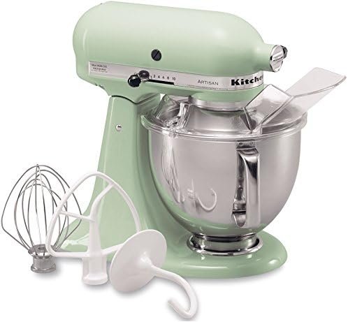 KitchenAid KSM150PSPI Artisan Series 5-Qt. Stand Mixer with Pouring Shield – Matte Pistachio