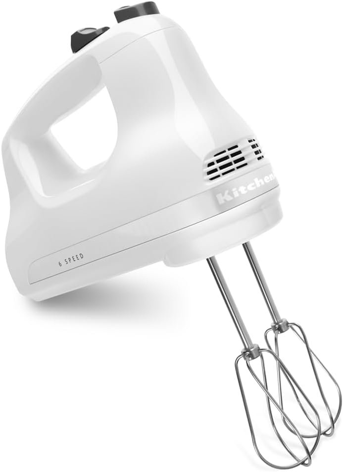 KitchenAid 5 Ultra Power Speed Hand Mixer – KHM512, White