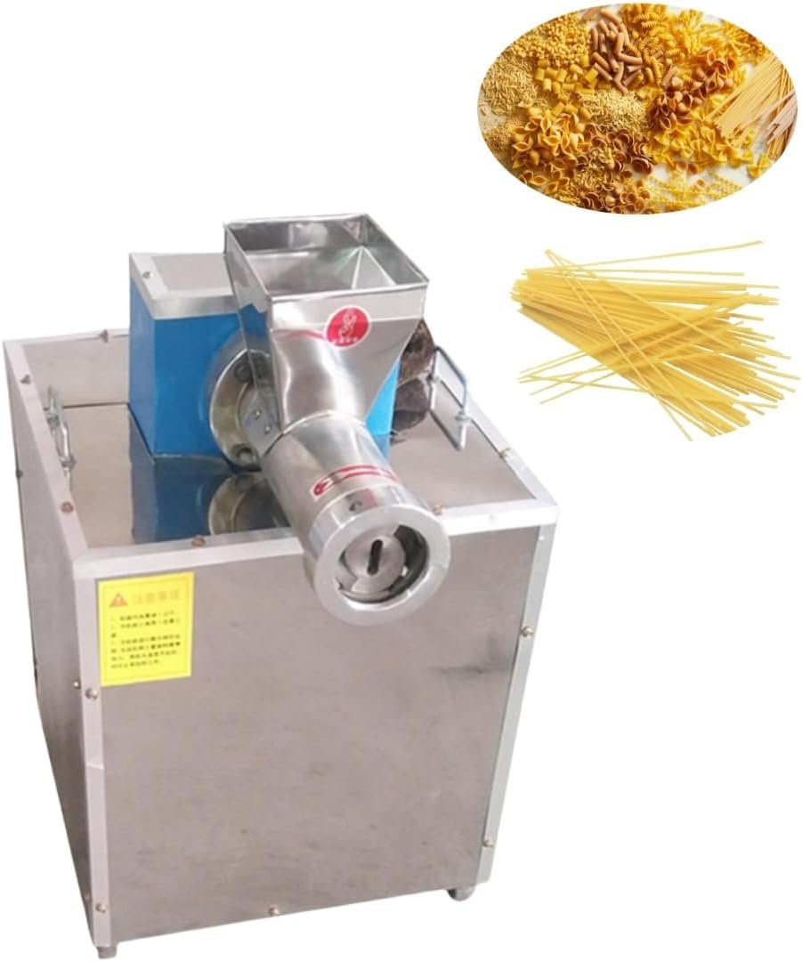 Commercial Pasta Macaroni Maker Pasta Machine Full Automatic Macaronis Spaghetti Production Pasta Making Machine Spaghetti/Penne/Macaroni/Fusilli Pasta Maker,Italian Noodle Formed Machine