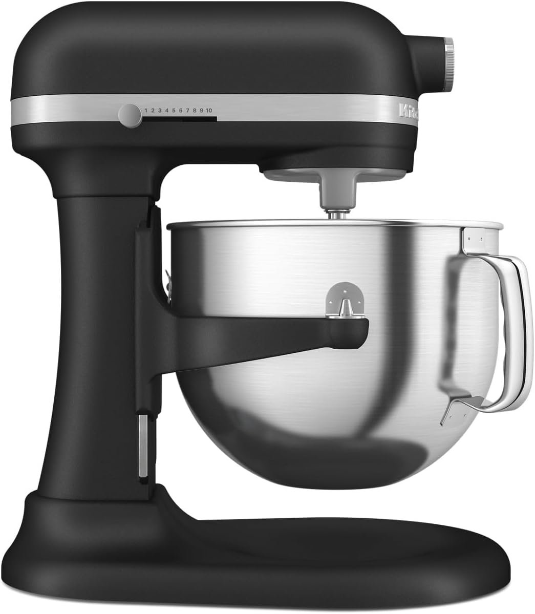 KitchenAid 7 Quart Bowl-Lift Stand Mixer with Accessories, KSM70SKXX, Cast Iron Black