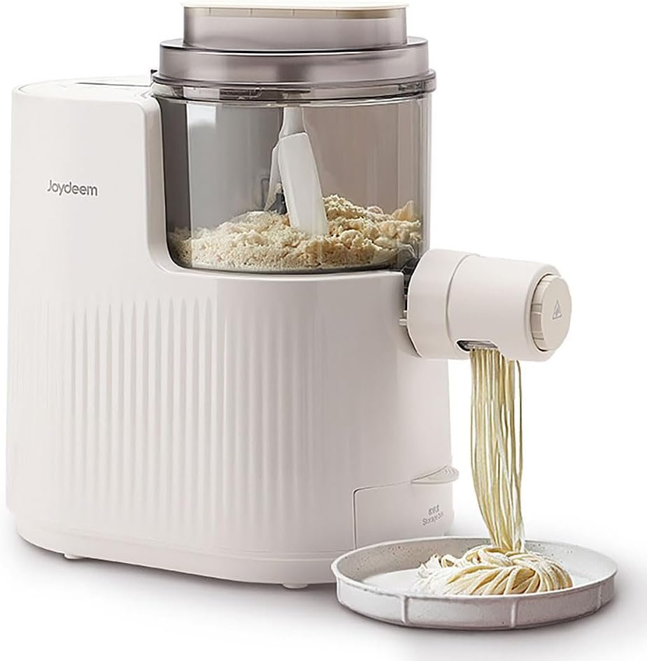 Joydeem Electric Pasta Maker Machine, Automatic Noodles Maker with Dough Making Function, 7 Discs, 750g/26.5Oz, JD-NL21