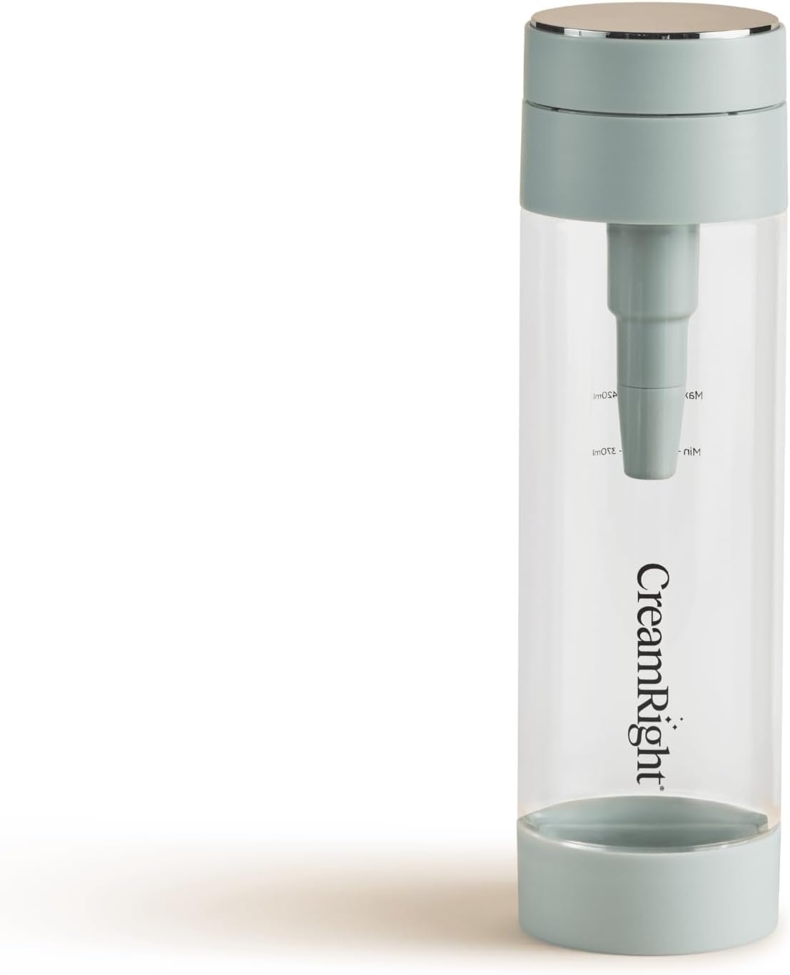 CreamRight Fizi GO Portable Soda Maker | Rechargeable Soda Dispenser, Sparkling Water Maker & Carbonation Machine | Water Carbonator for Home, Office, Travel & On-The-Go Drinks, Eco-Friendly | Teal