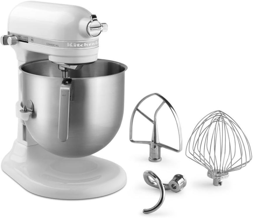 KitchenAid Commercial 8-Quart Stand Mixer | White
