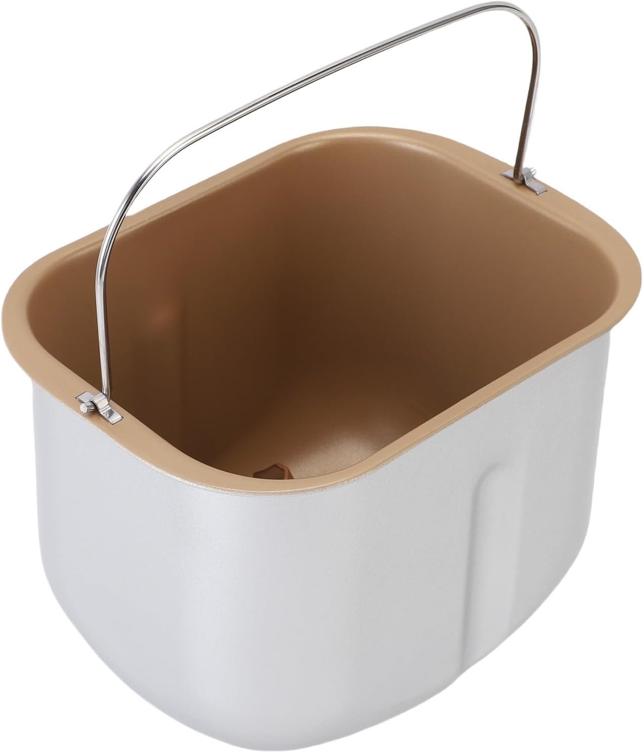 Bread Machine Baking Bucket, Stainless Steel Bread Maker Inner Replacement Part for Home Commercial Bakeries