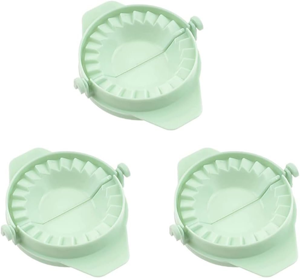 Dumpling Maker Press，3PcsEmpanadas Maker Press，Dumpling Mold Machine-Make Perfect Dumplings Every Time，Ravioli, samosas, buns,Flapjacks, potstickers