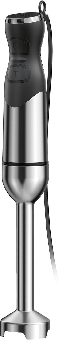 2025 New 1000W Immersion Blender Handheld – 25-Speed, Stainless Steel, Hand Blender, Corded Hand Mixer with Heavy-Duty Copper Brushless Motor & Gift Box (Slive)