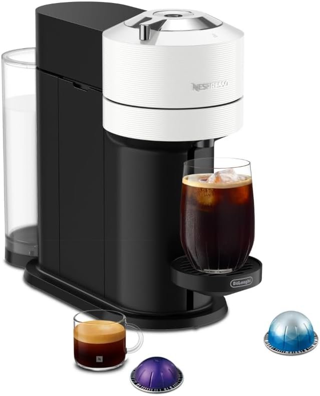 Nespresso Vertuo Next Coffee and Espresso Maker by De’Longhi, White