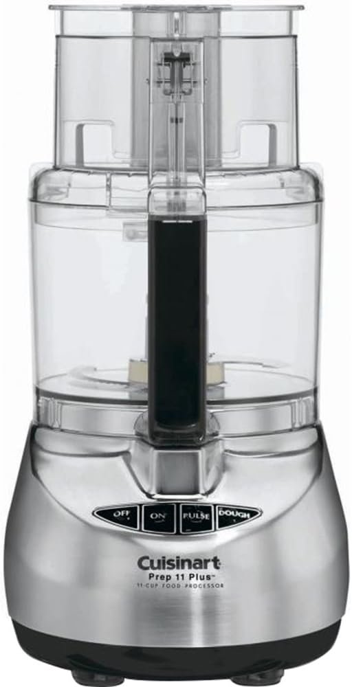 Cuisinart DLC-2011CHBY Prep 11 Plus 11-Cup Food Processor, Brushed Stainless