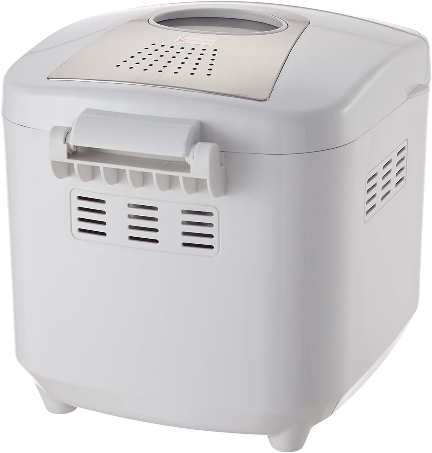 Bread Maker, 19-in-1 2LB Dough Machine, Nonstick Ceramic Pan Automatic Breadmaker with Gluten Free Setting, Whole Wheat Bread Making, Digital, Programmable, 3 Loaf Sizes, 3 Crust Colors, White