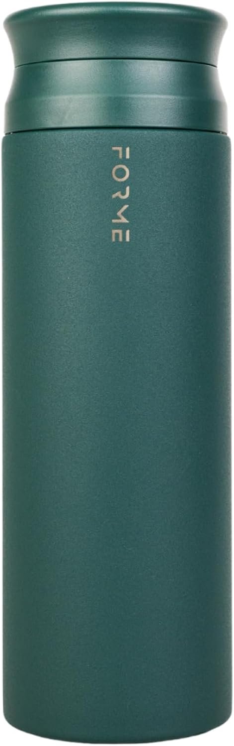 FORME – Blender Shaker Bottle, Leakproof Double Insulated Stainless Steel, Noiseless Shaker Bottle for Hot & Cold Drinks, Ideal for Protein & Supplement Shakes (Jungle, 23.7 oz)
