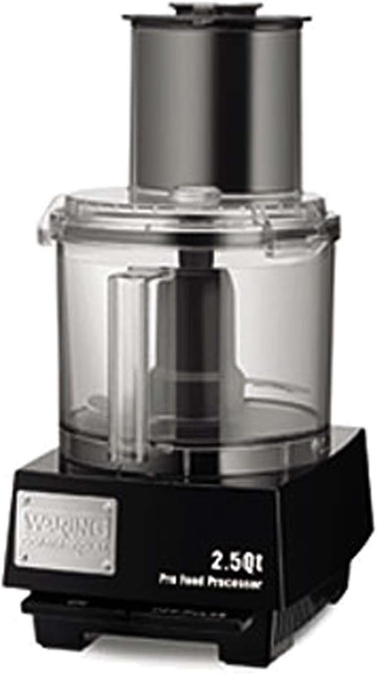 Waring Commercial Food Processor, 2.5 Quart Capacity, 3/4 Horsepower Motor, Vegetable Chopper for Professional Kitchens, WFP11S