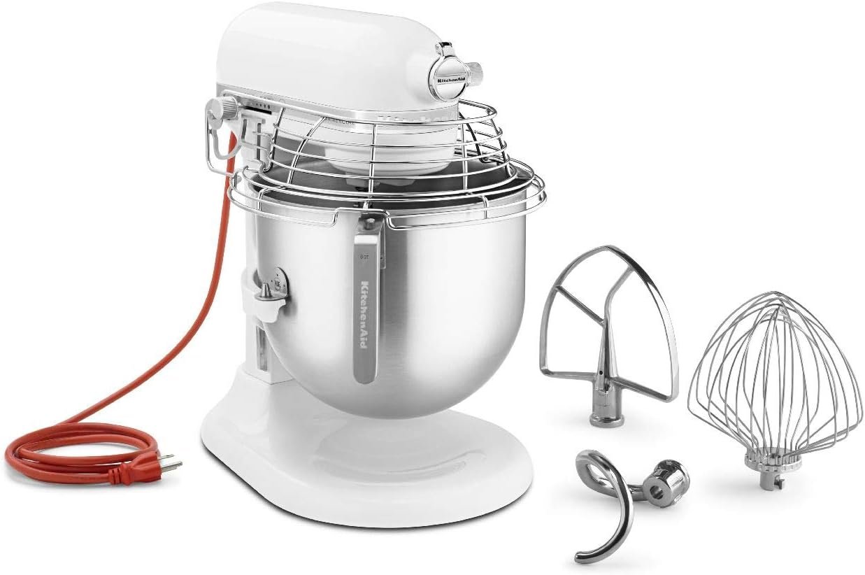 KitchenAid Commercial Series 8 Quart Bowl-Lift Stand Mixer with Stainless Steel Bowl Guard – KSMC895