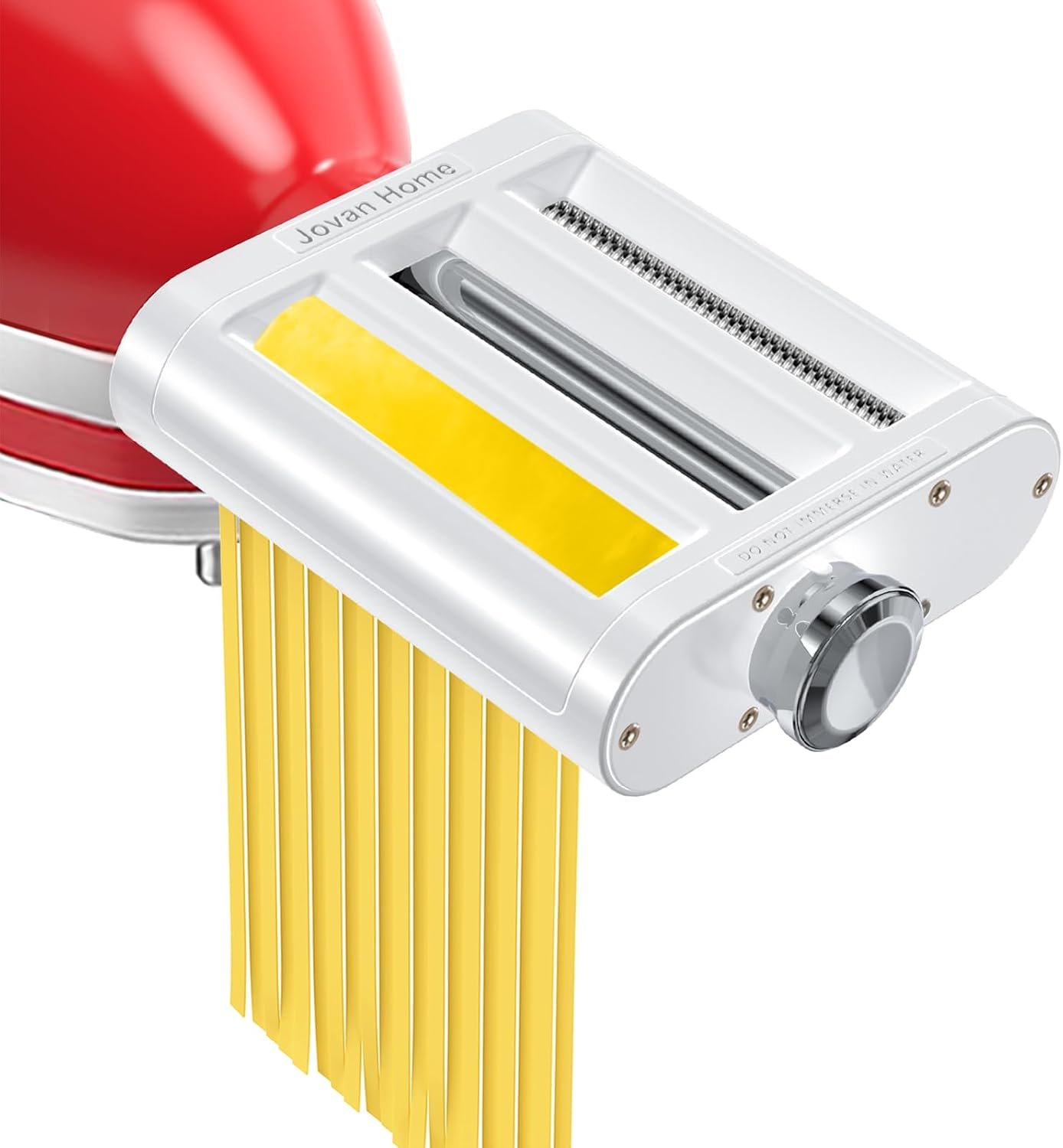Jovan Home Pasta Maker Attachment 3 in 1 Set for KitchenAid Stand Mixers Included Pasta Sheet Roller, Spaghetti Cutter, Fettuccine Cutter Maker Accessories