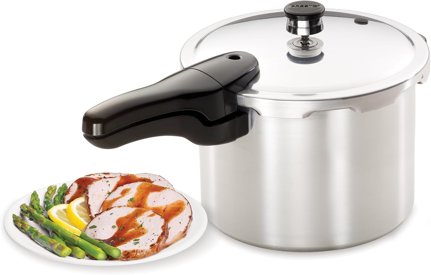 Presto 01264 6-Quart Aluminum Pressure Cooker, Silver
