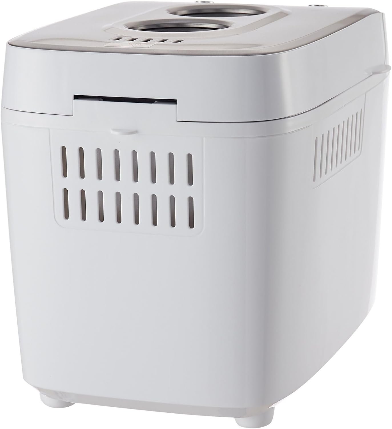 Bread Maker, 15-in-1 3LB Dough Machine, Nonstick Ceramic Pan Automatic Breadmaker with Gluten Free Setting, Whole Wheat Bread Making, Digital, Programmable, 3 Loaf Sizes, 3 Crust Colors, White