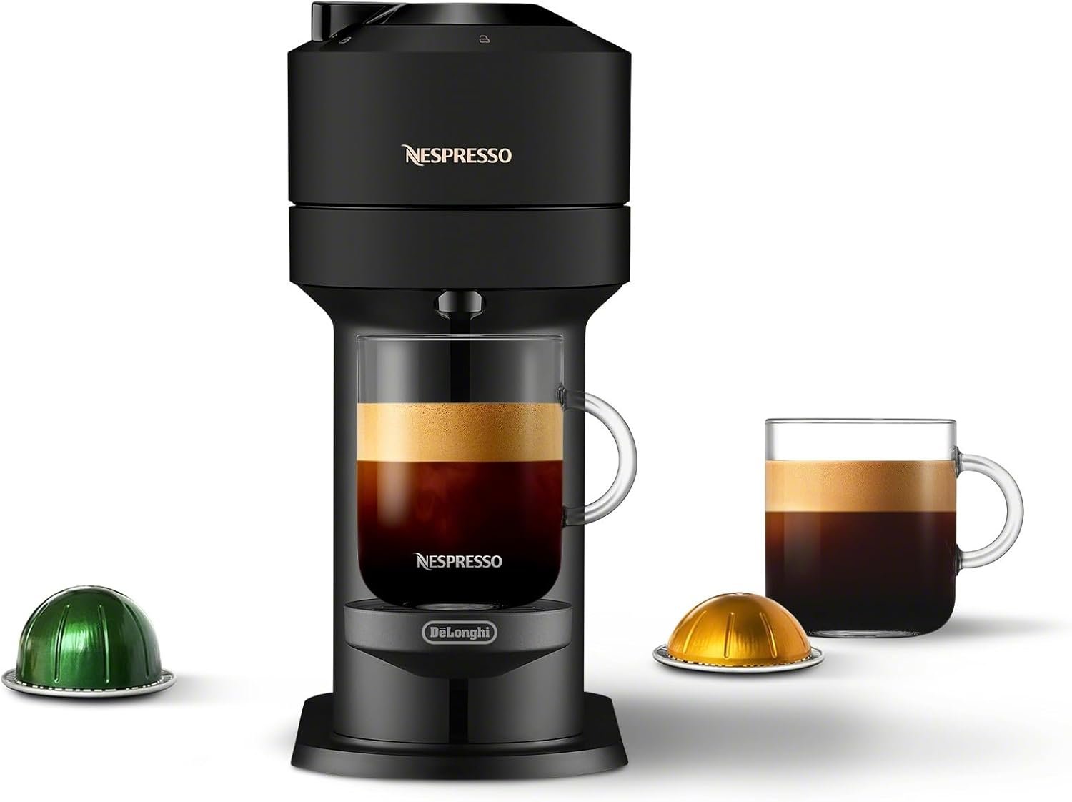 Nespresso Vertuo Next Coffee and Espresso Maker by De’Longhi, Matte Black