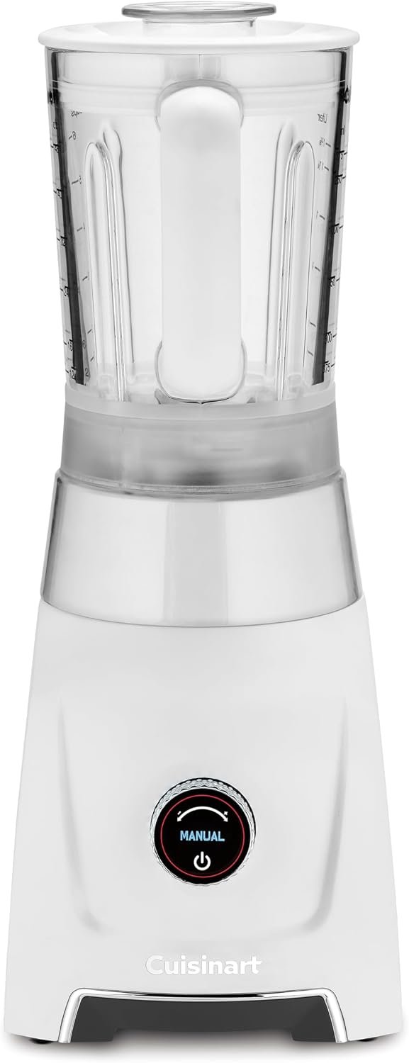 Cuisinart Hurricane® 48 oz Glass Jar Digital Blender, Manual 5 Speeds, 6 Presets – Smoothie, Pulse, Milkshake, Cocktail, Ice Crush, and Clean, BL-200
