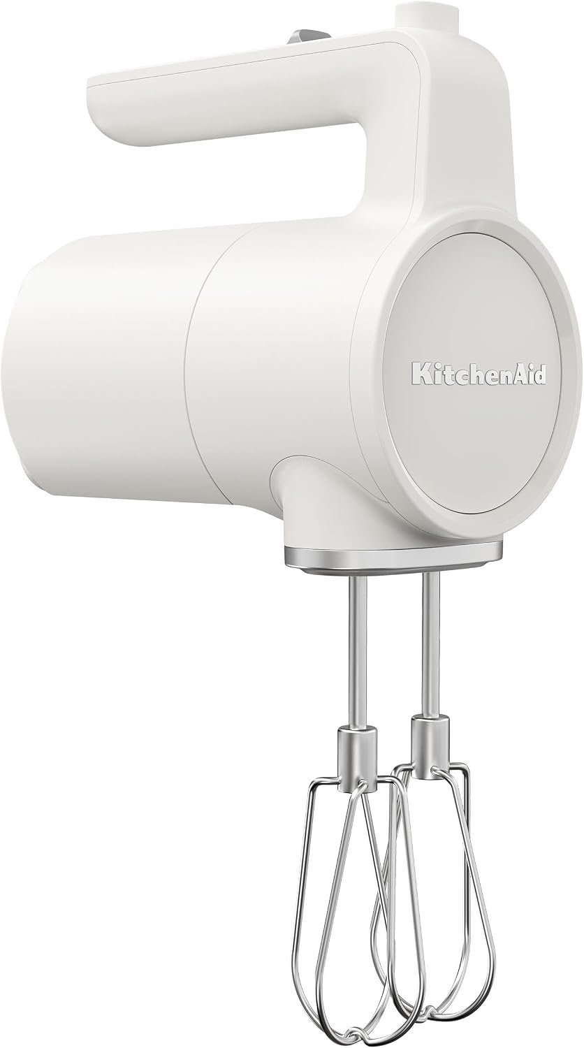 KitchenAid Go Cordless Hand Mixer – battery sold separately, KHMR700, Porcelain White