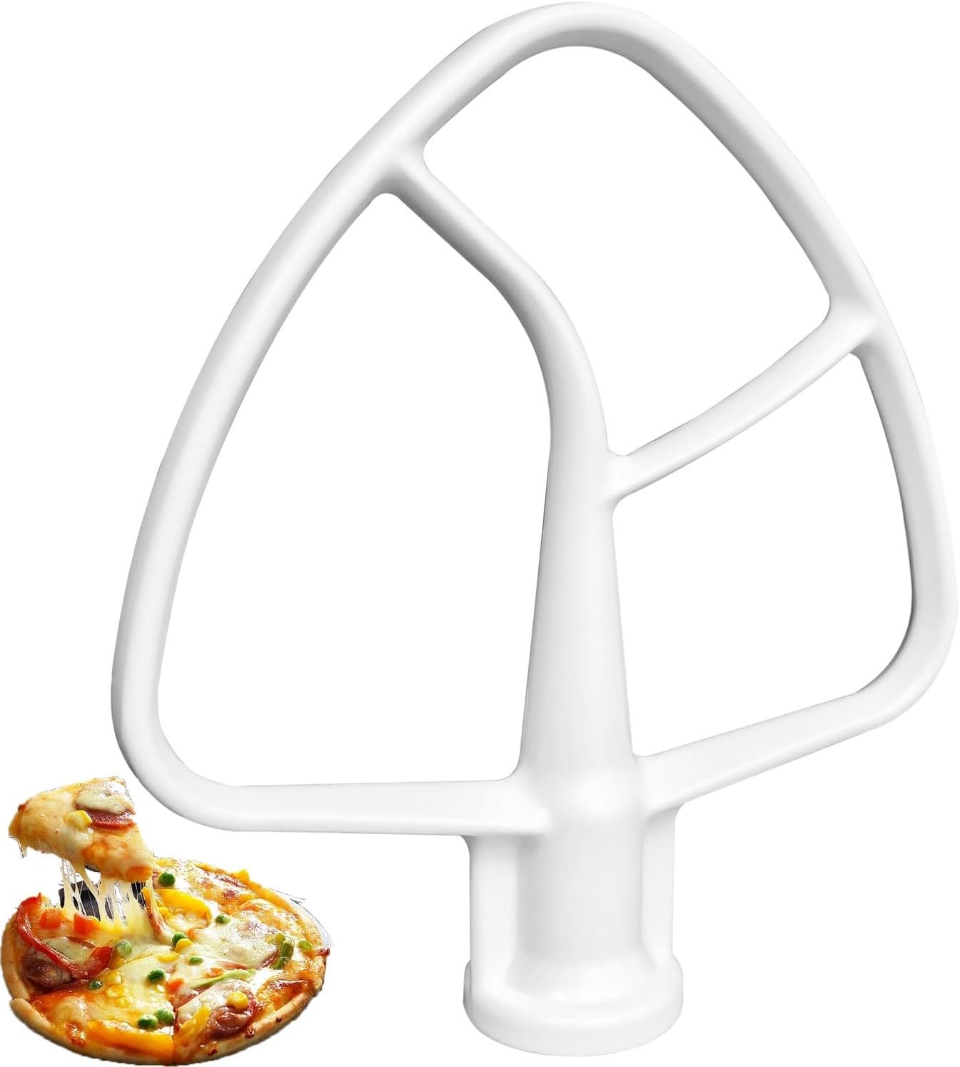 Replacement K45B Coated Flat Beater for Kitchenaid Stand Mixer, Compatible with 4.5 QT Tilt-Head Stand Mixer KSM90,K45