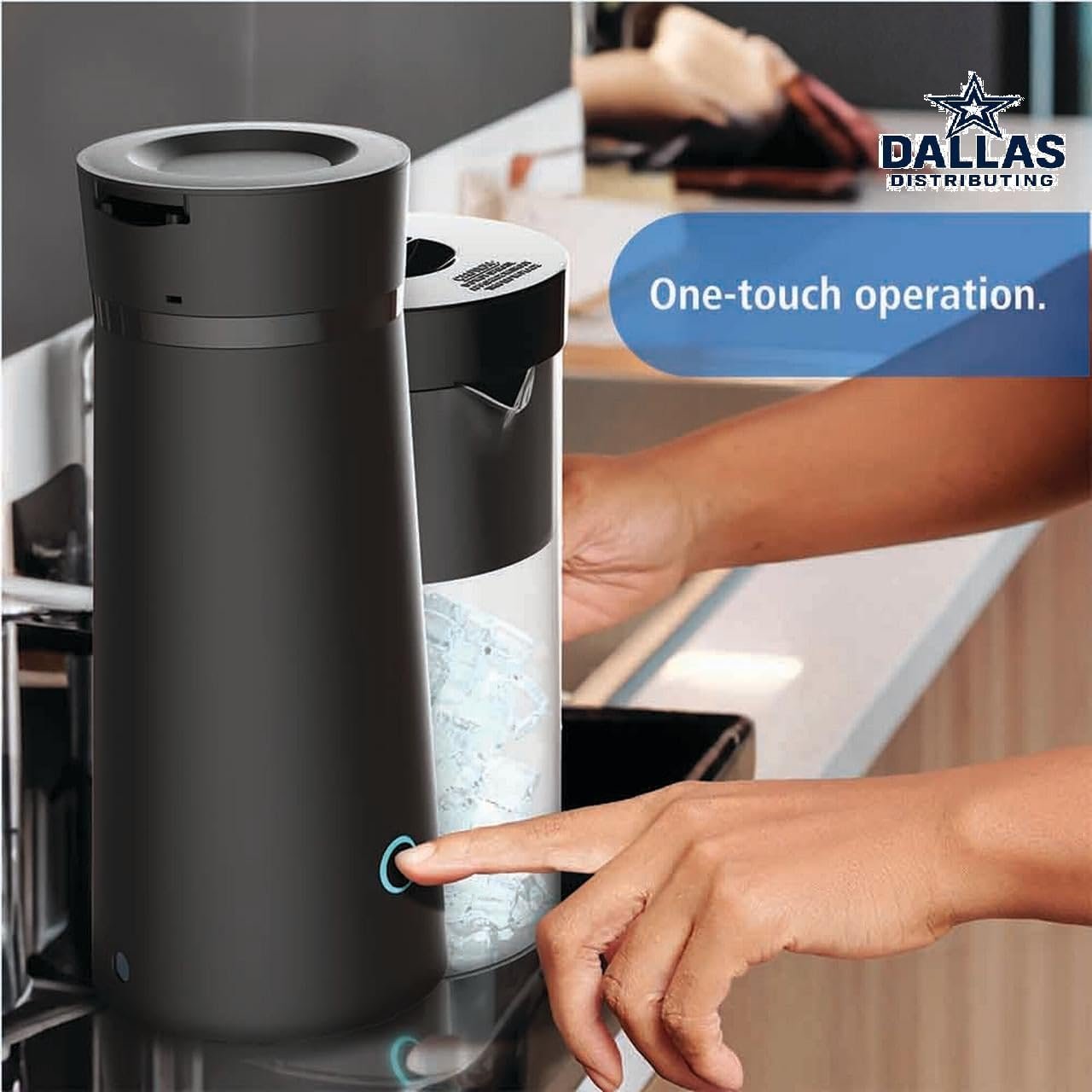 Dalllas Distributing 2-Quart Iced Tea and Coffee Brewer, 8-Cup Capacity, Cold Beverage Maker for Home Use