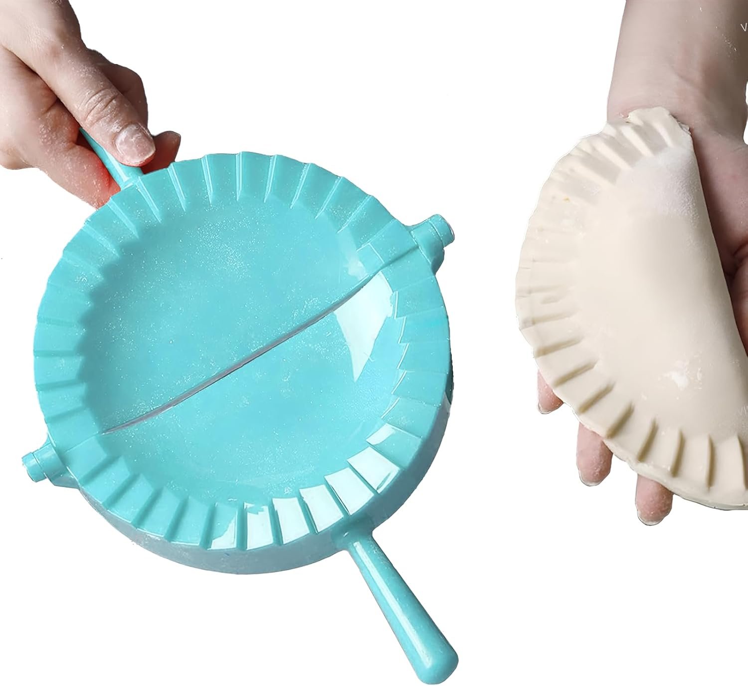 Dumpling Maker,Empanada Maker Press,Tortilla Folder,Tortilla Crimper,Pasta Making Tools, Large Size