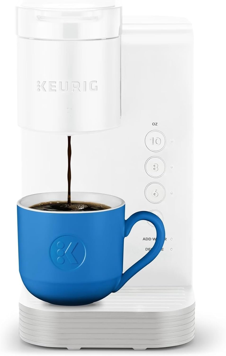 Keurig K-Express Essentials Single-Serve K-Cup Pod Coffee Maker (Cloud White)