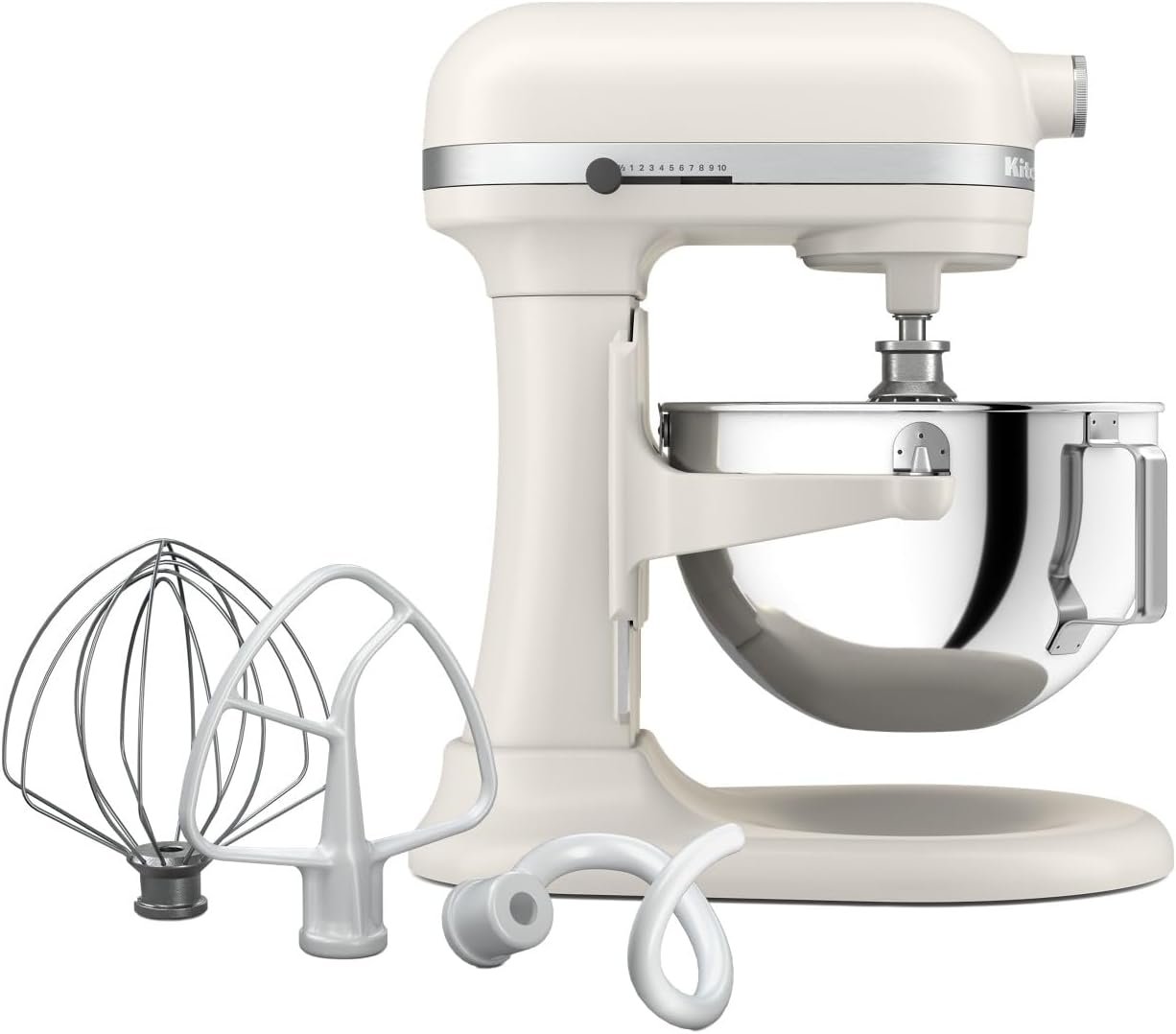 KitchenAid 5.5 Quart Bowl-Lift Stand Mixer with 11 Speeds, KSM55SXXX, Porcelain White