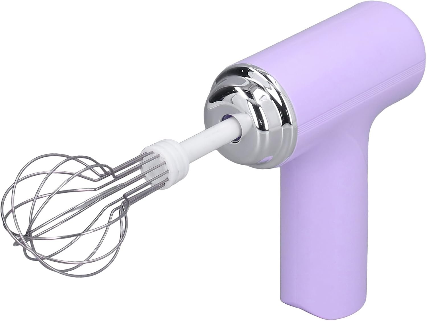 Electric Hand Mixer, Cordless Handheld Whisk, Lightweight Kitchen Tool, Wide Application, 3 Levels for Kitchen (purple)