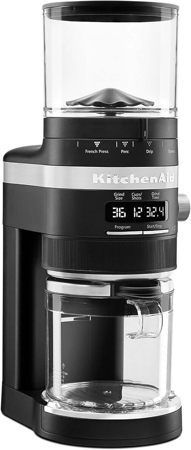 KitchenAid Burr Coffee Grinder – KCG8433 – Black Matte