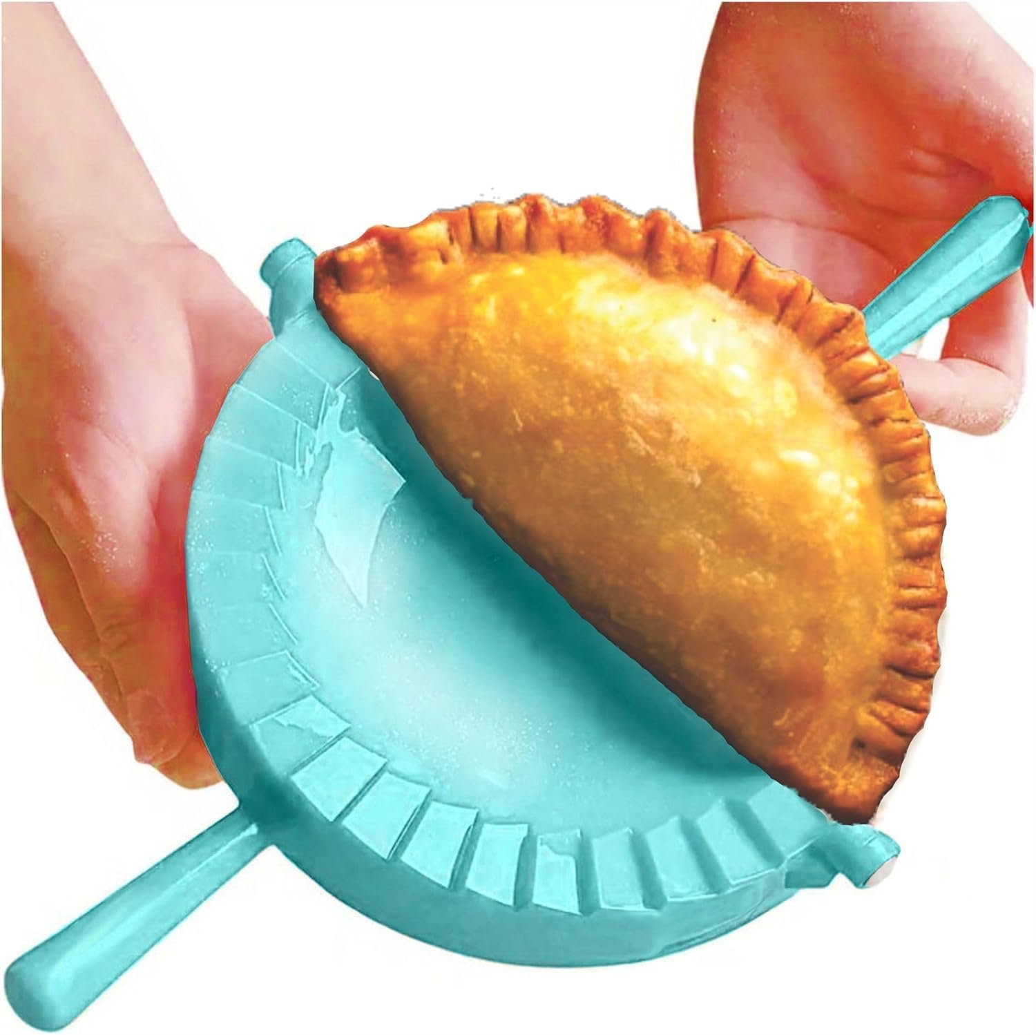 Empanada Maker Press 6 inch – Professional – Mold Ravioli Dumpling Tortilla Folder – Quesadilla – Empanadas, Pierogi, Samosa, Calzone, Momo Mold – Extra Large