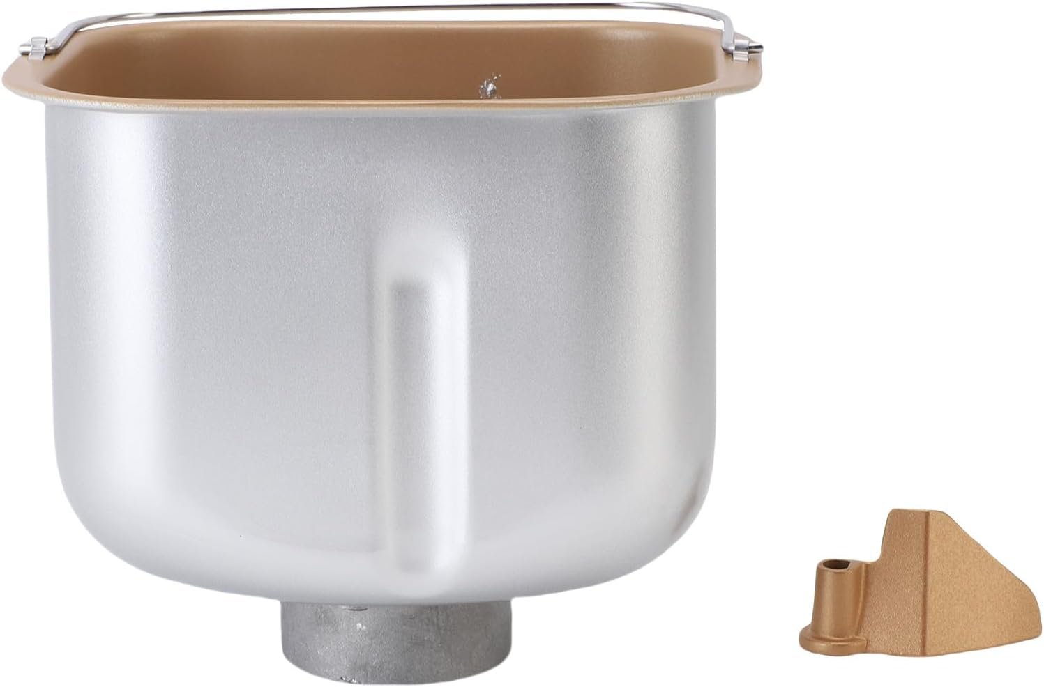 Bread Machine Pan, Bread Maker Bucket, Bread Baking Inner Pot Stainless Steel Non Stick Coating Easy to Clean Food Grade Material for Home Commercial Bakeries