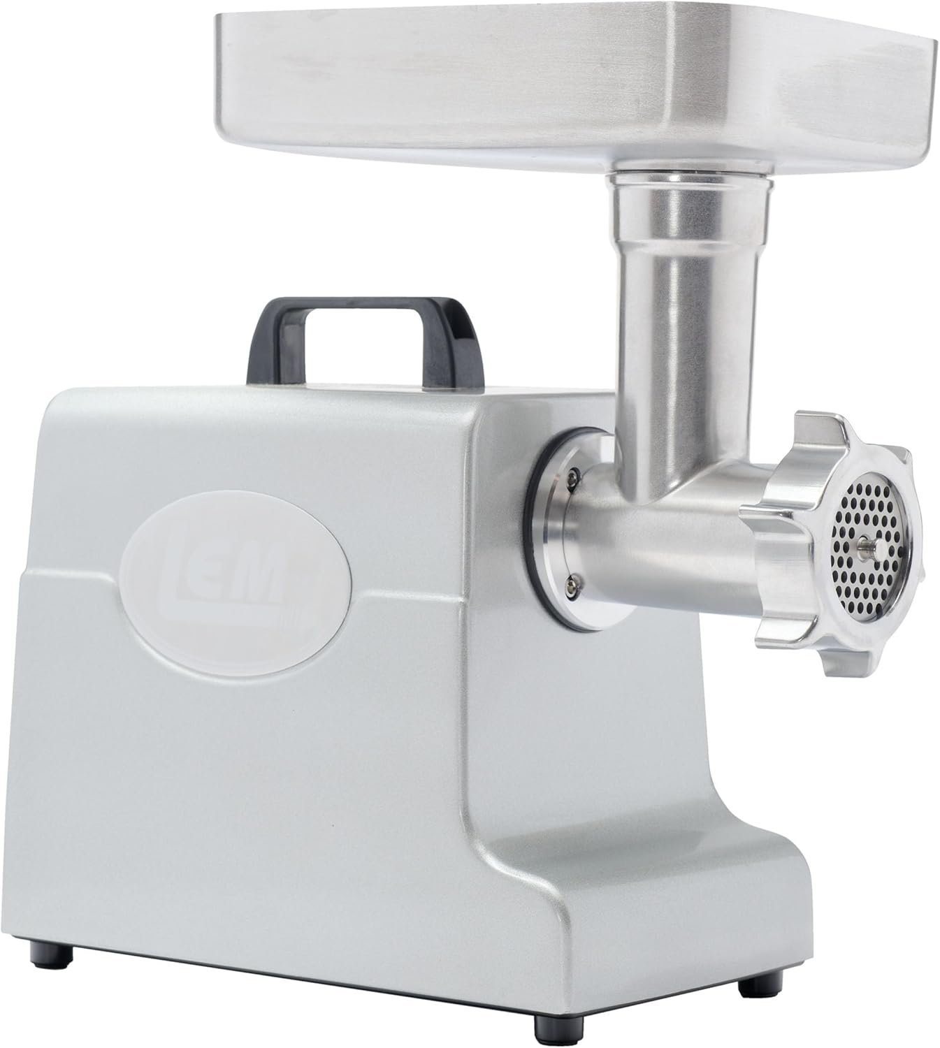 LEM Products MightyBite #8 Meat Grinder, 500 Watt Aluminum Electric Meat Grinder for Home Use, Compact Food Processor for Grinding, Sausage Stuffing, Cooking