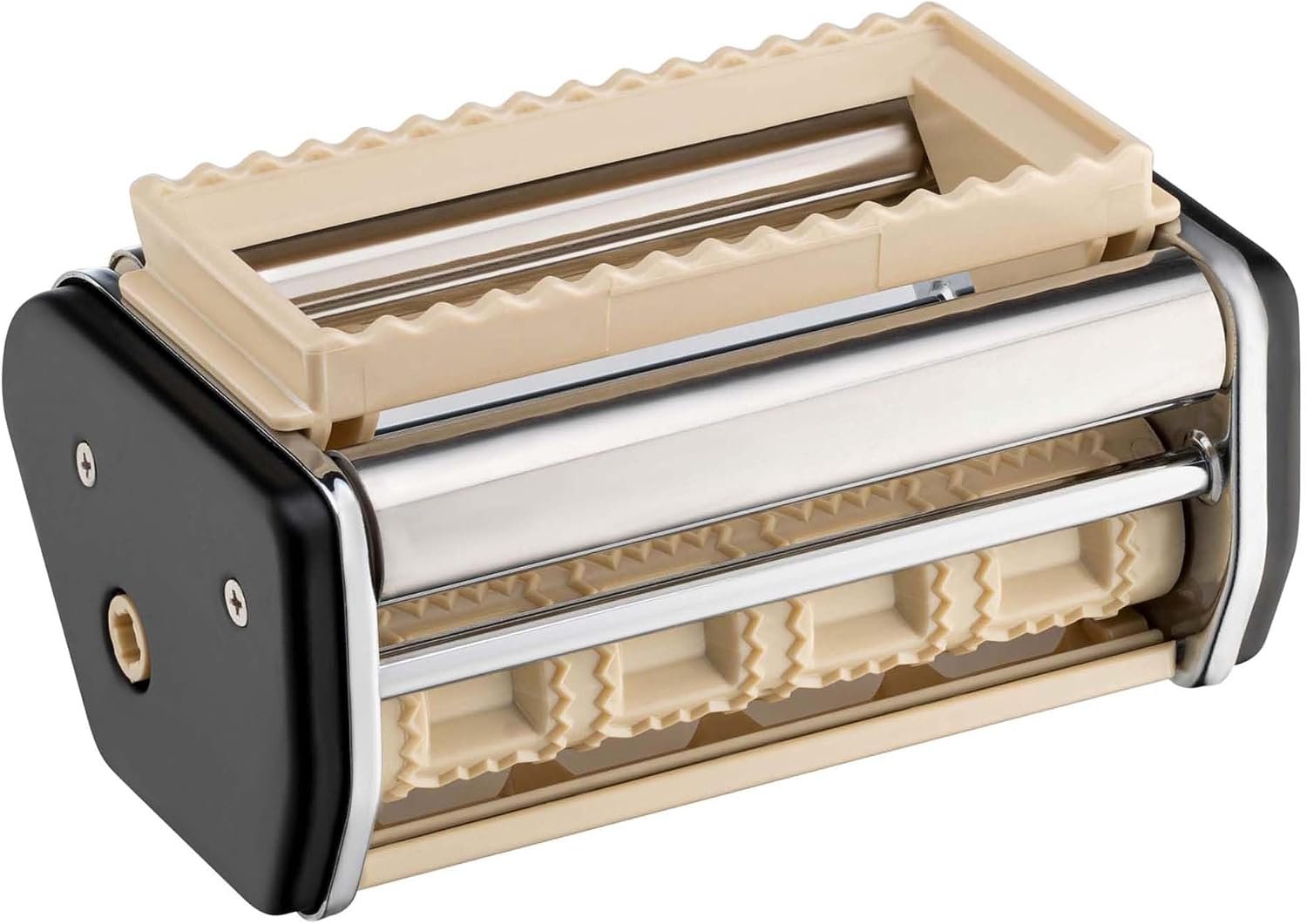Fante’s Ravioli Pasta Attachment For Uncle Mario’s Supreme Pasta Machine, For Forming And Cutting Homemade Ravioli With Consistent Results