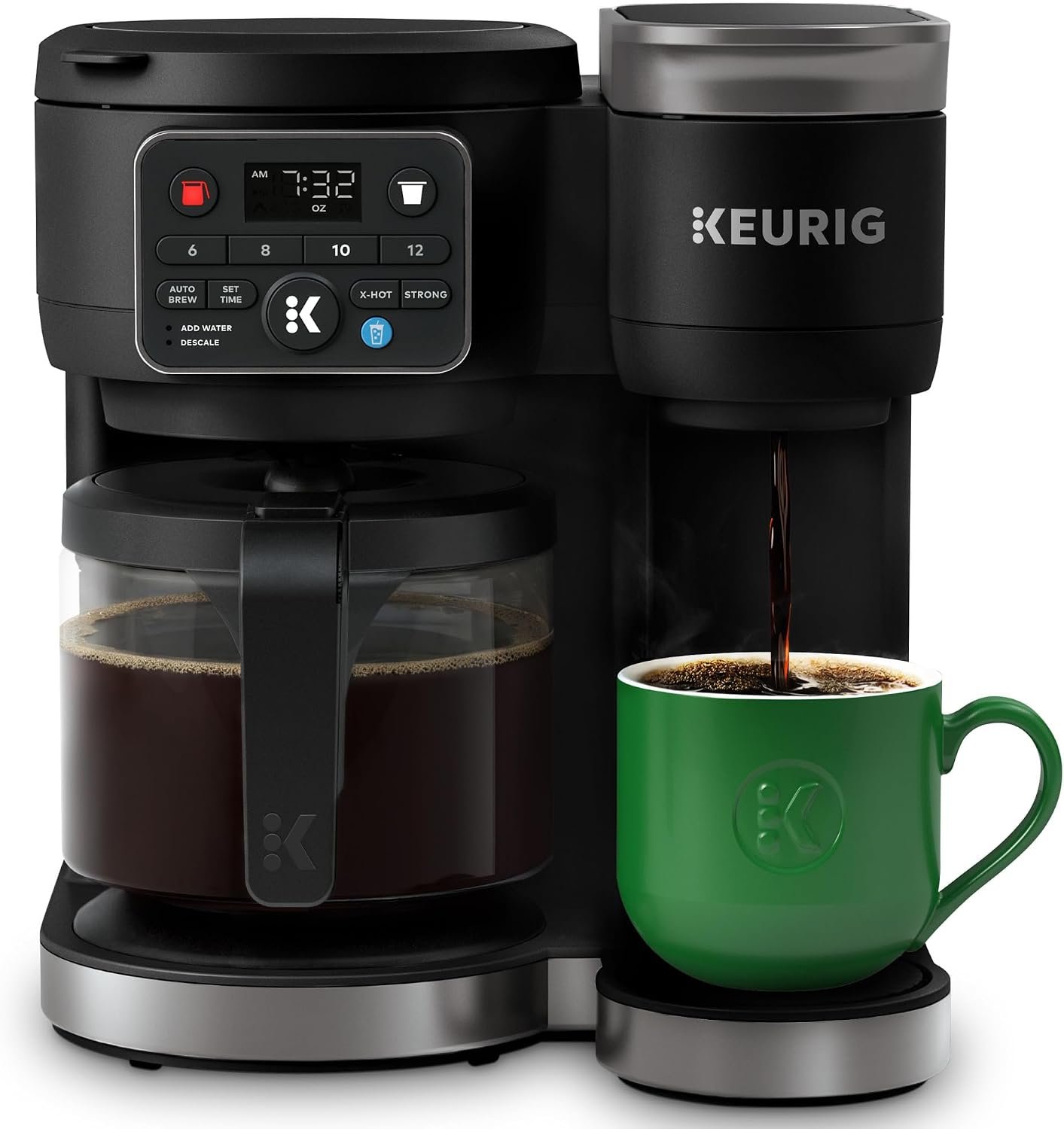Keurig K-Duo Hot & Iced Single Serve & Carafe Coffee Maker, MultiStream Technology, 72oz Reservoir (Gen 2)