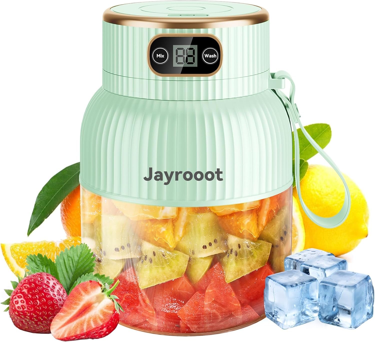 Personal Blender, Compact Cordless, 20 oz (600ml) | BPA-Free, USB-C Rechargeable, Makes Juices, Milkshakes, Smoothies, Ideal for Travel, Gym, Office