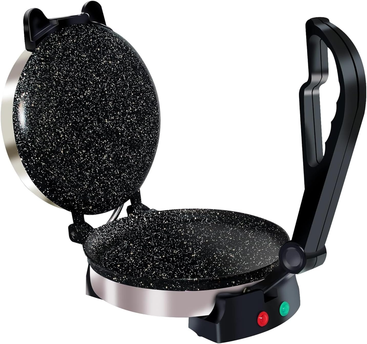 Libra Roti Maker Machine – Electric Tortilla Press with Non-Stick 8.5inch Plates and Durable Handle, Auto Temperature Control Chapati Maker Machine with Indicator Lights with 110V UL-Certified Plug