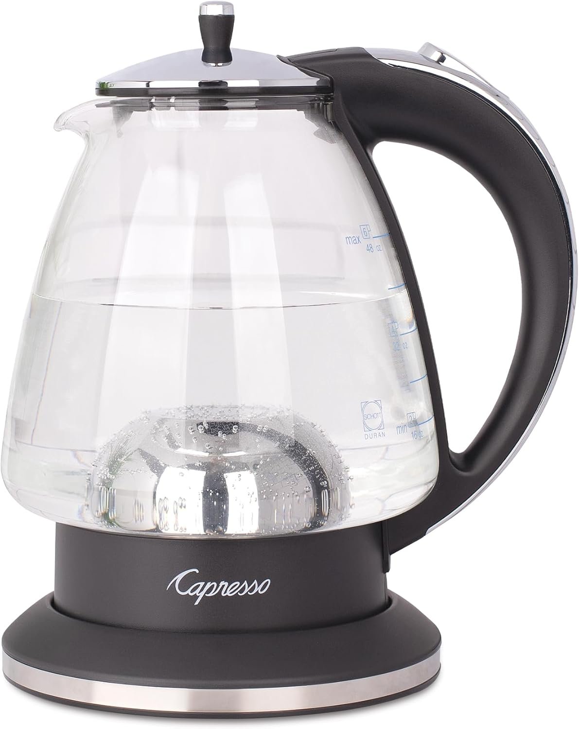 Capresso H2O Glass Rapid-Boil Kettle 240.03