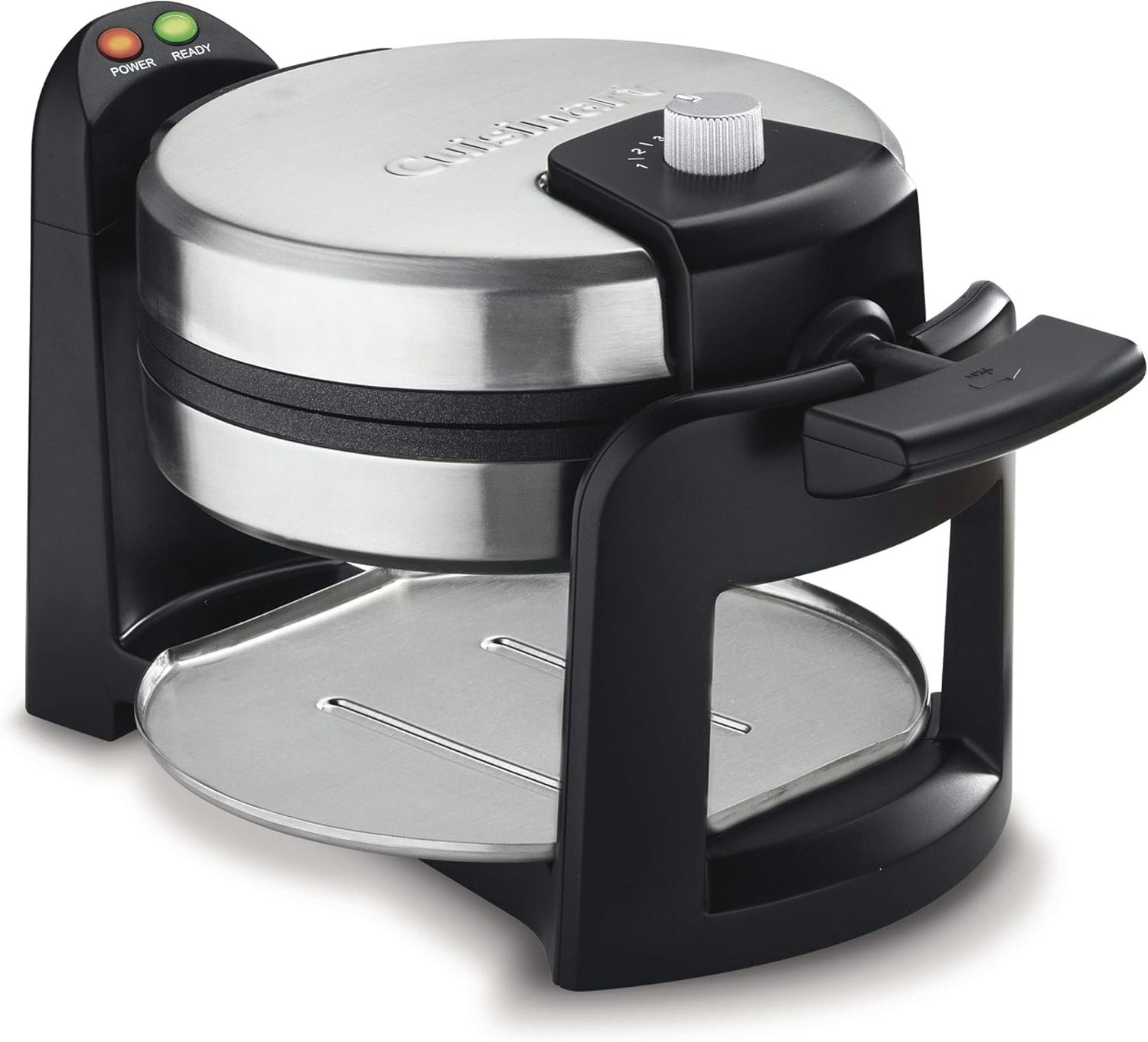 Cuisinart Round Flip Belgian Waffle Maker, 1″ thick Belgian-style Waffle, WAF-F30NAS