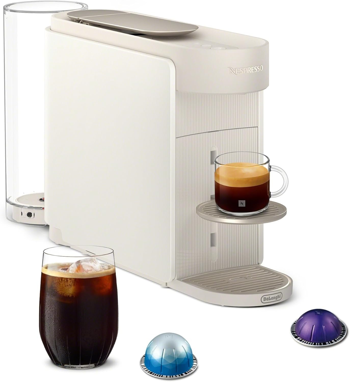 Nespresso Vertuo Up Coffee and Espresso Maker by DeLonghi, White