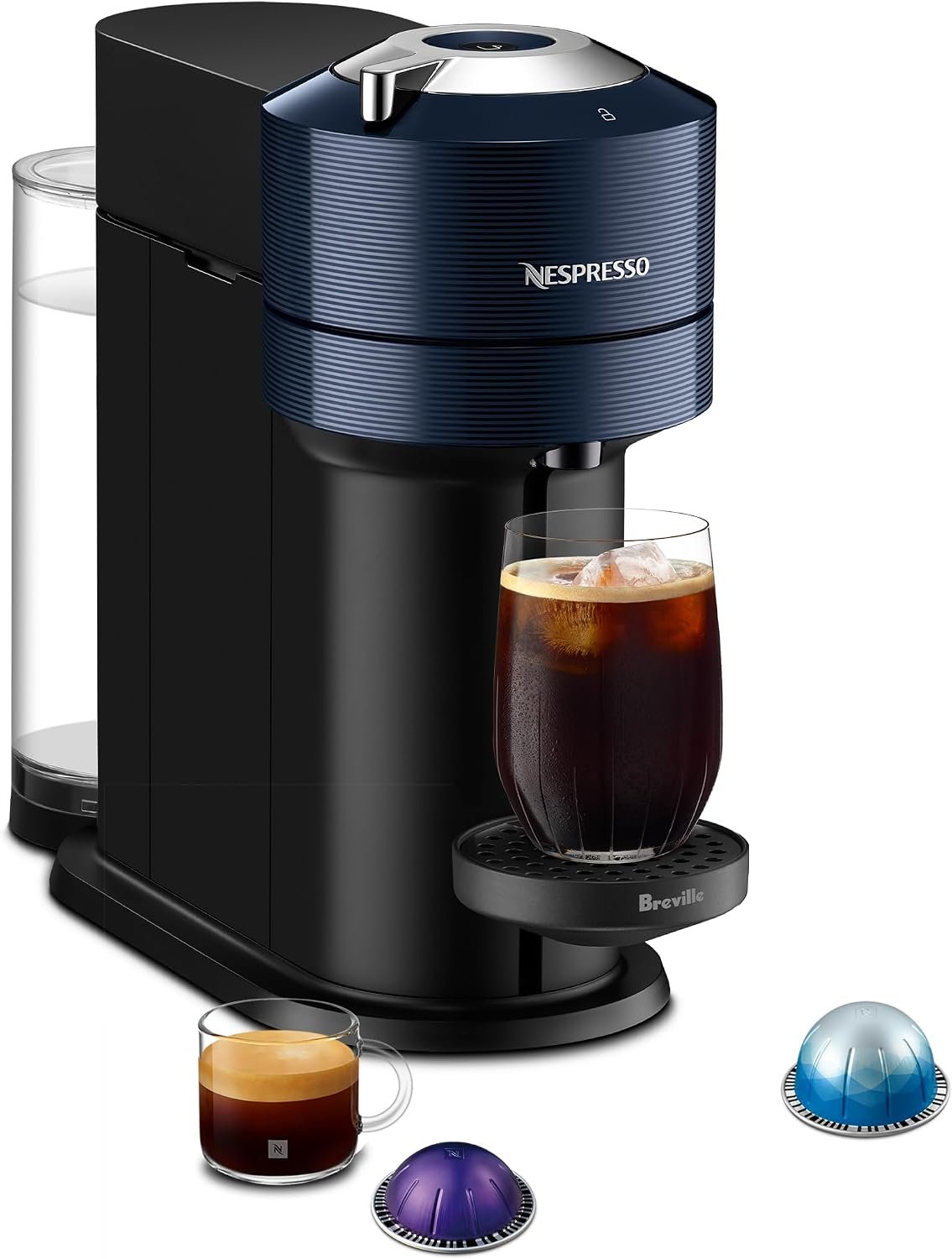 Nespresso Vertuo Next Coffee and Espresso Maker by Breville, Navy Blue