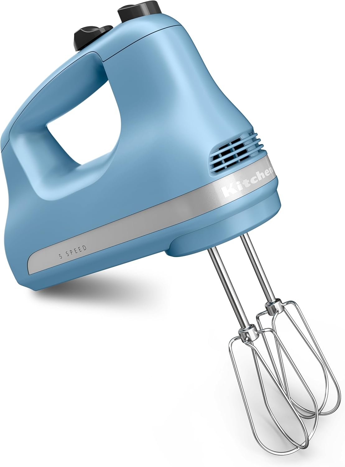 KitchenAid 5-Speed Ultra Power Hand Mixer, Plastic – KHM512, Velvet Blue