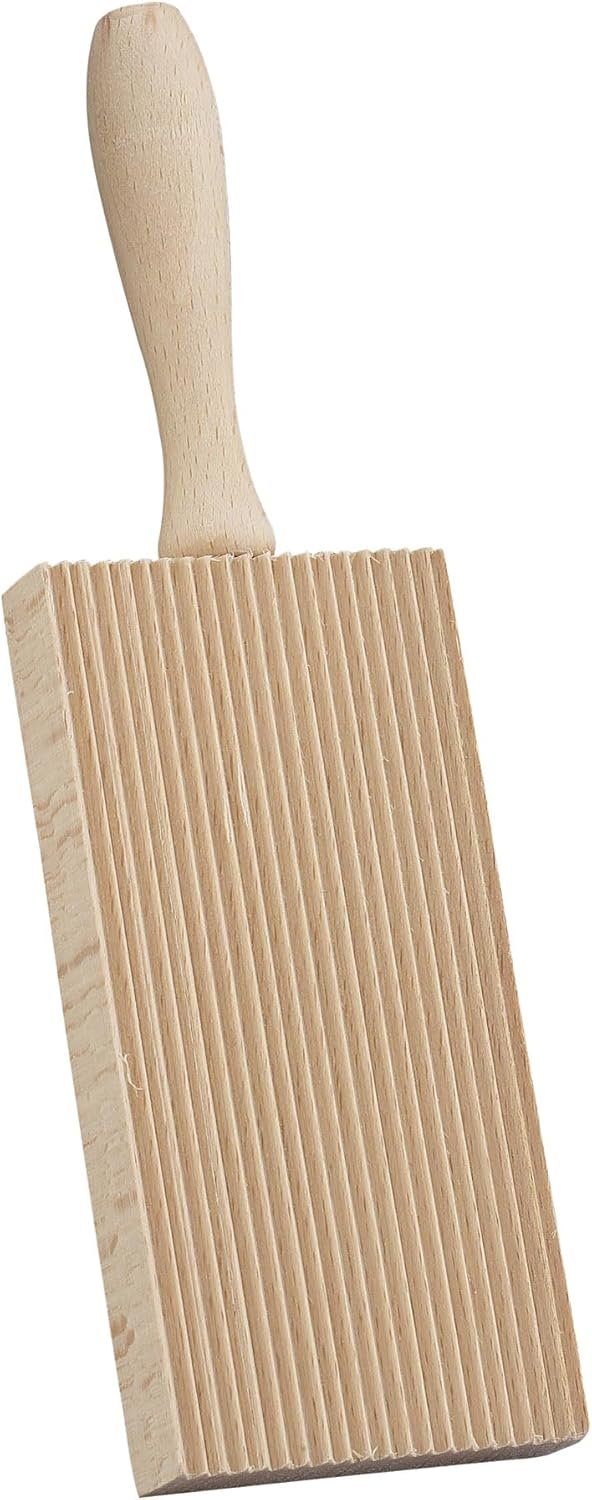 Fante’s Gnocchi Board, Beechwood, Made In Italy, For Shaping Gnocchi, Adding Texture, Holding More Sauce, And Traditional Italian Cooking