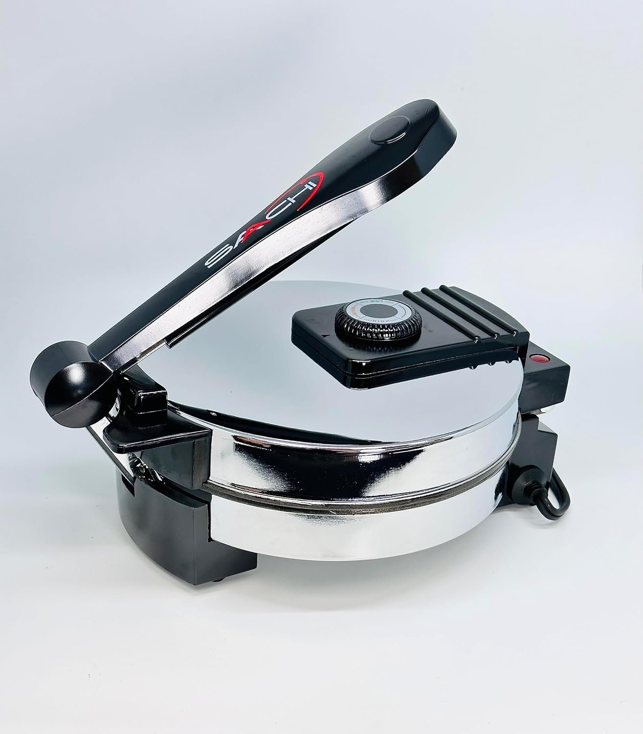 Saachi SA1650 Electric Non-Stick Roti Chapati Flat Bread Wraps/Tortilla Maker with Temperature Control