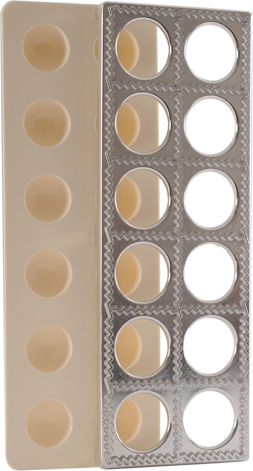 Norpro Ravioli Maker With Press 12 Inches, Metallic